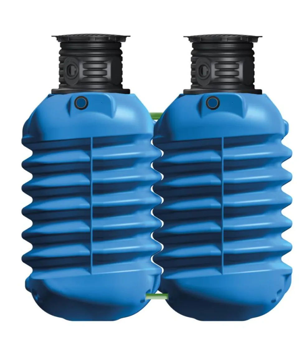 Zisterne 'Modularis' blau 5000 l 2 Stück