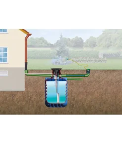 Zisterne Modularis 'Garten-Comfort' blau 10000 l 4 Stück