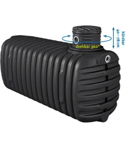Zisterne 'Promo' schwarz 4100 l