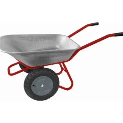 Zweirad-Schubkarre 100 l mit Stahlmulde