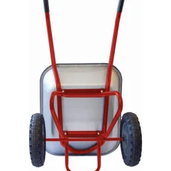 Zweirad-Schubkarre 100 l mit Stahlmulde