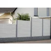 Zwischenpfosten 'Standard' doppelseitig 13 x 13 x 290 cm grau