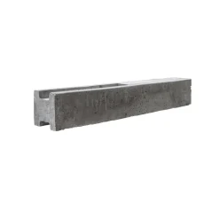 Zwischenpfosten 'Standard' doppelseitig 13 x 13 x 248 cm grau